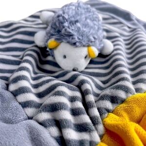 Mary Meyer Hedgehog Lovey Blanket Crinkle Teething Rings